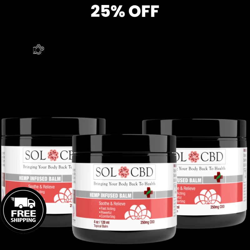 BFCM CBD Infused Herbal Balm - 3 pack