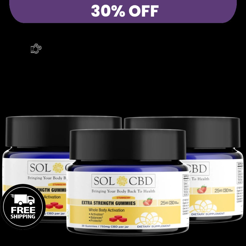 BFCM VIP Extra Strength CBD Gummies - 3 pack