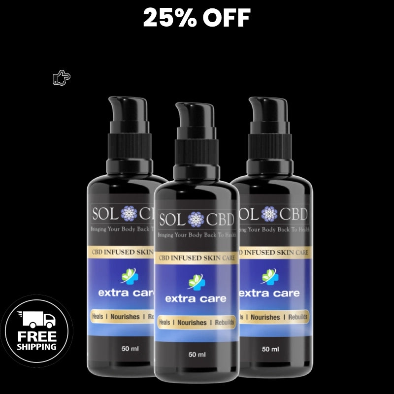 BFCM CBD Infused Extra Care Skin Care- 3 pack