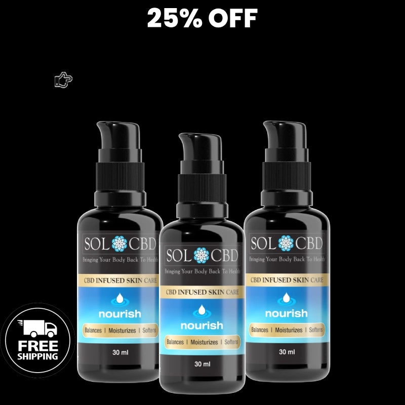 BFCM CBD Infused Nourish Skin Care - 3 pack