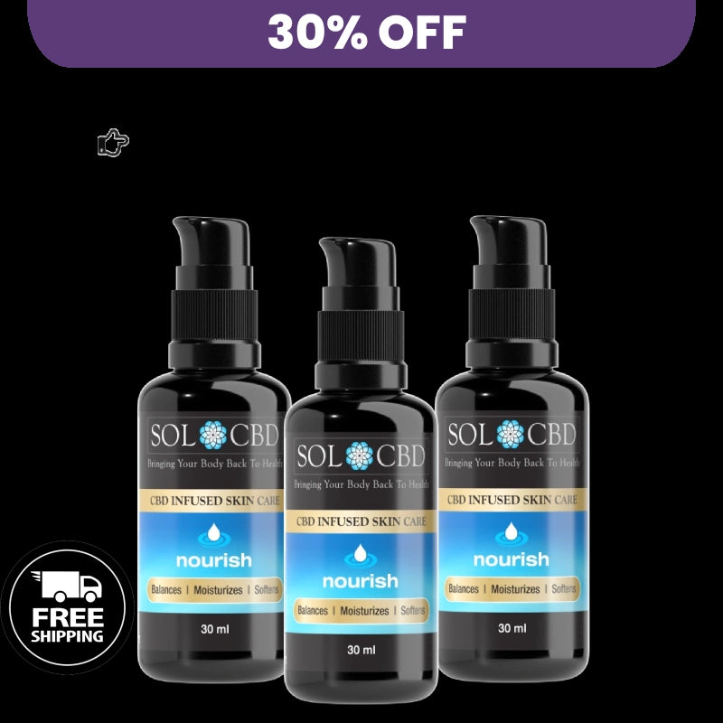 BFCM VIP CBD Infused Nourish Skin Care - 3 pack