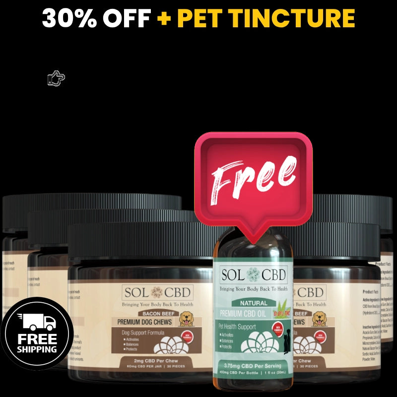BFCM CBD Dog Treats (0.0% THC)- 5 pack