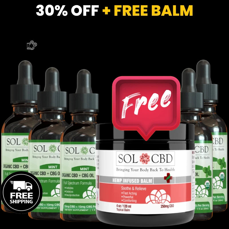 BFCM Organic CBG + CBD Oil Tincture - Mint - 5 pack