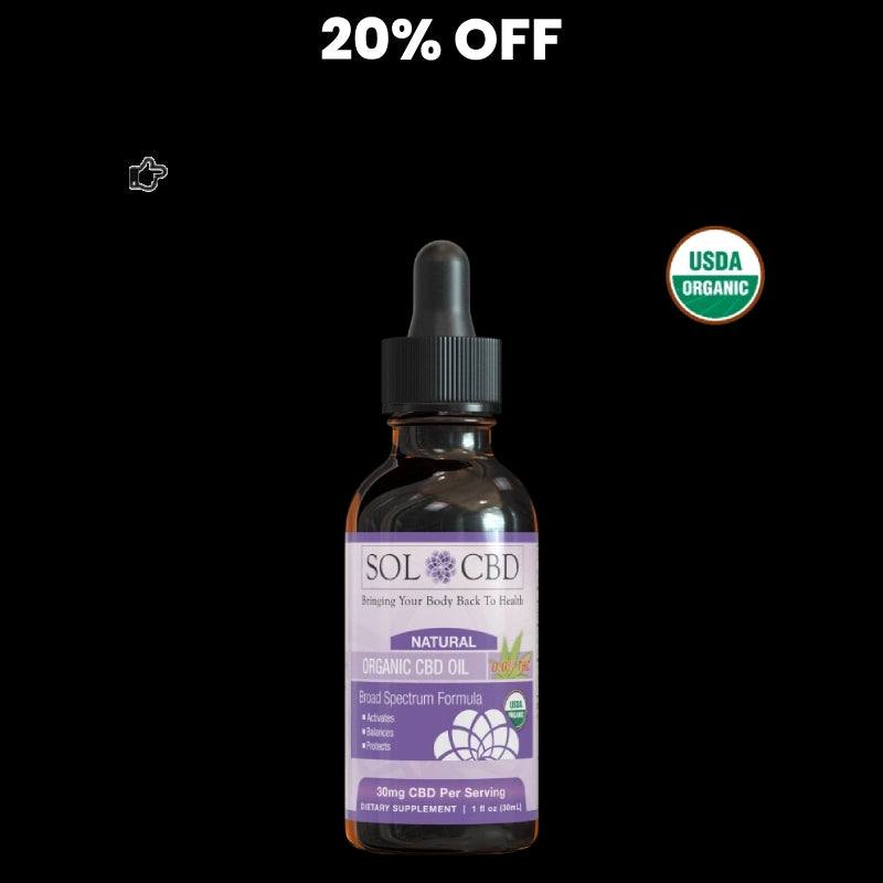 BFCM Organic CBD Tincture – Natural (0.0% THC) - 1 pack