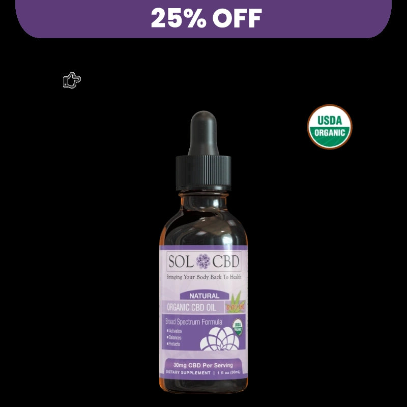 BFCM VIP Organic CBD Tincture – Natural (0.0% THC) - 1 pack