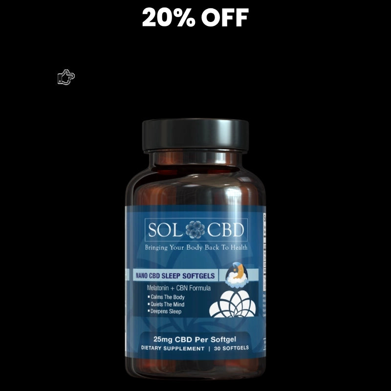 BFCM CBD, Melatonin & CBN Softgels for Sleep - 1 pack