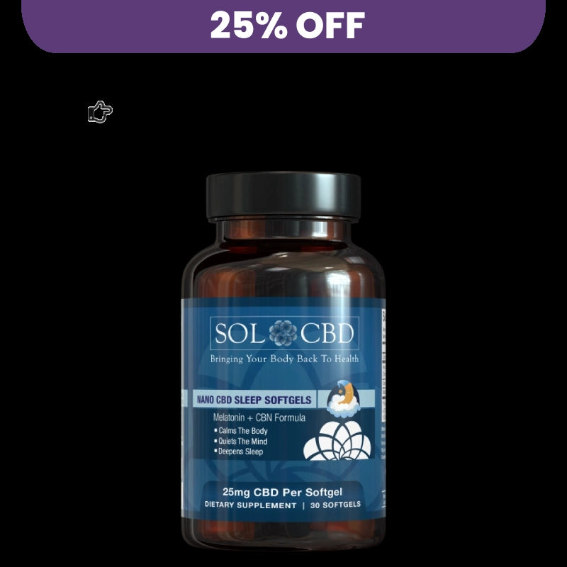 BFCM VIP CBD, Melatonin & CBN Softgels for Sleep - 1 pack