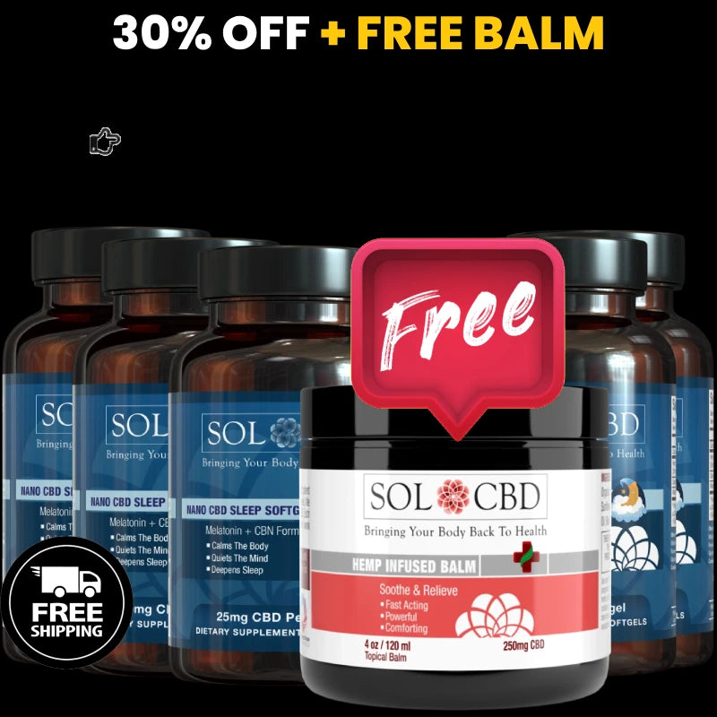 BFCM CBD, Melatonin & CBN Softgels for Sleep- 5 pack