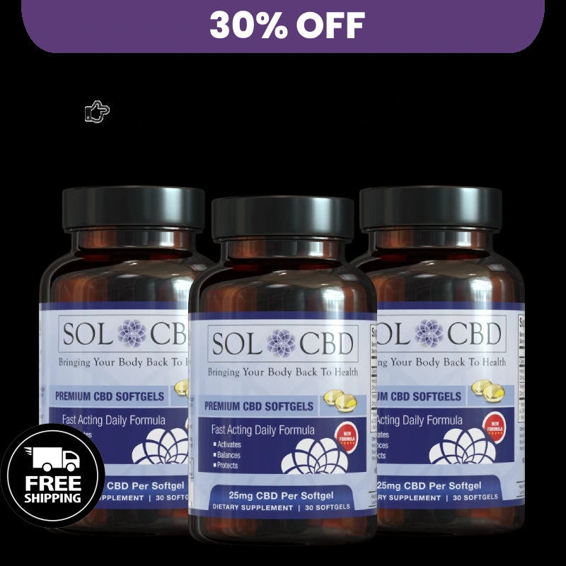 BFCM VIP Nano CBD Softgels - 3 pack