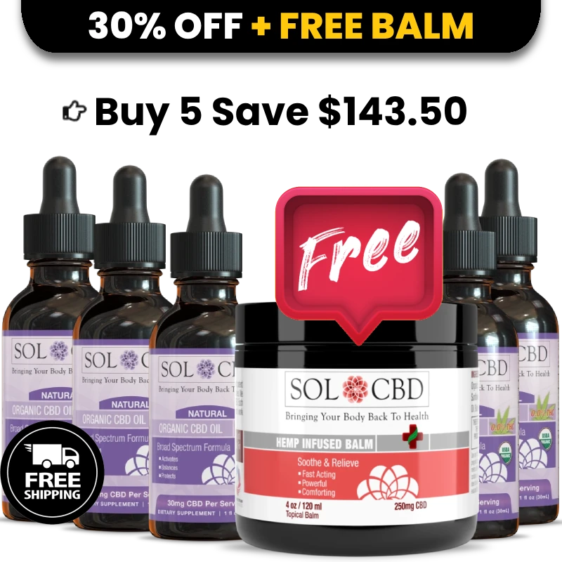 BFCM Organic CBD Tincture – Natural (0.0% THC) - 5 pack