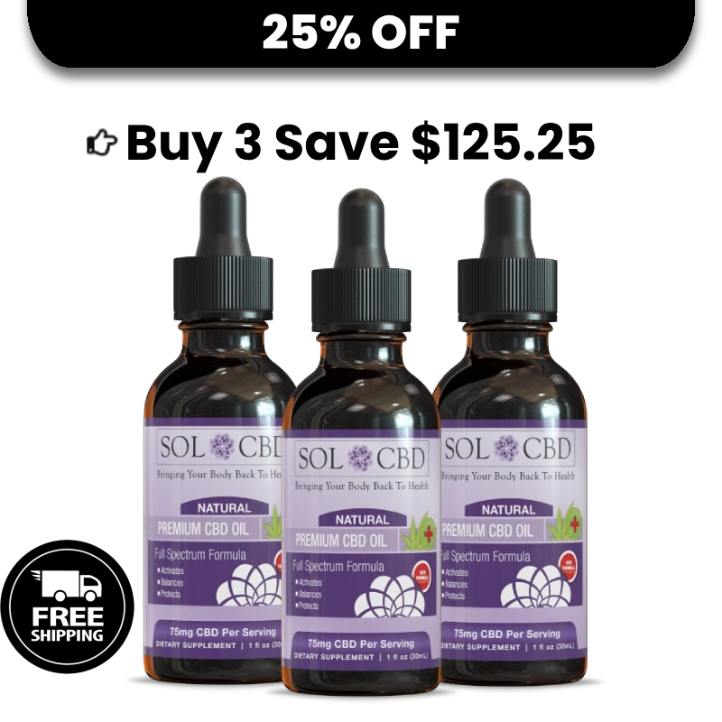 BFCM 2250mg CBD Oil Tincture - 3 pack