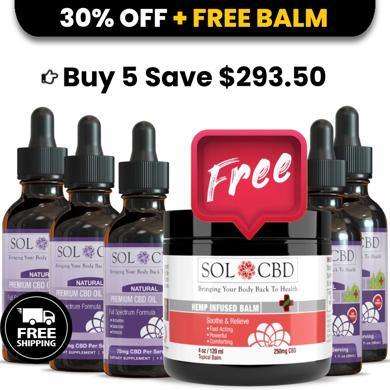 BFCM 2250mg CBD Oil Tincture - 5 pack