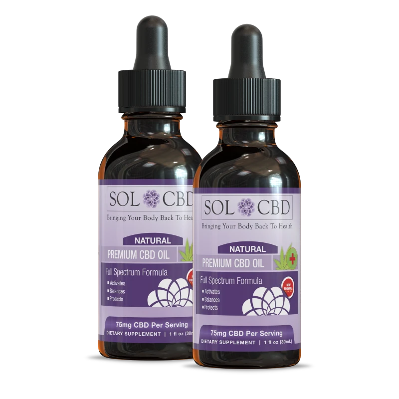 2250mg CBD Oil Tincture – 2 PACK