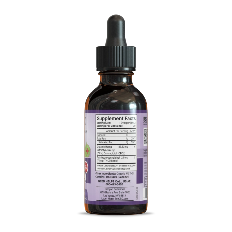 2250mg CBD Oil Tincture – SIDE