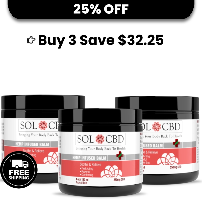 BFCM CBD Infused Herbal Balm - 3 pack