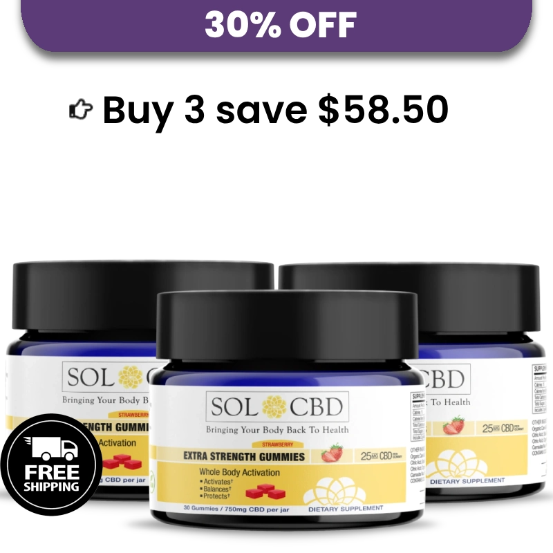 BFCM VIP Extra Strength CBD Gummies - 3 pack