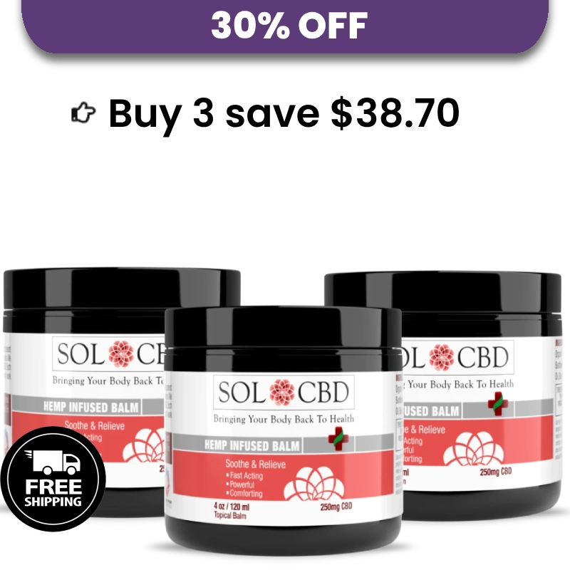 BFCM VIP CBD Infused Herbal Balm - 3 pack
