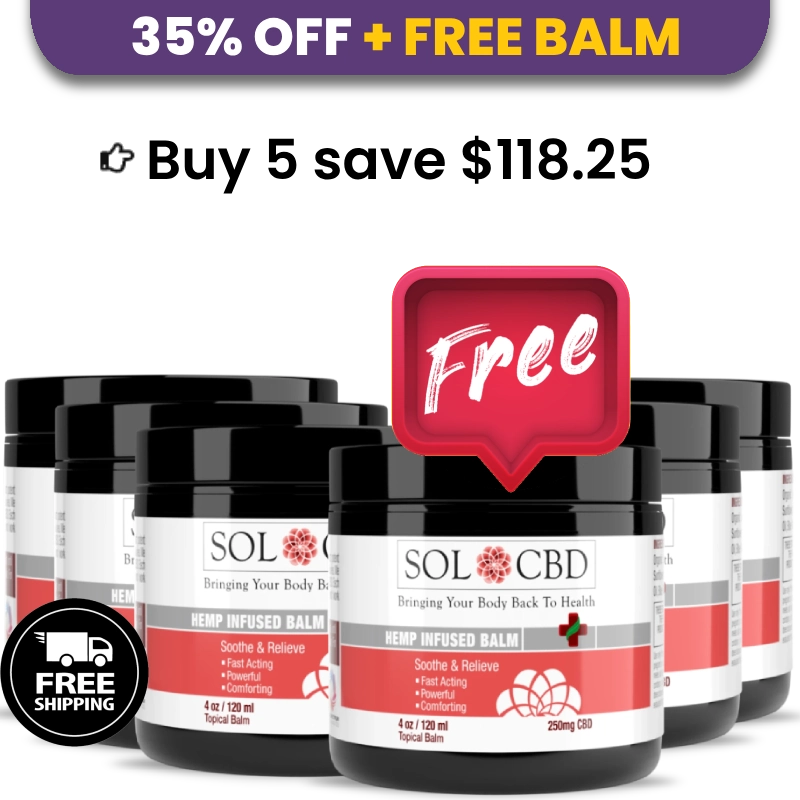 BFCM VIP CBD Infused Herbal Balm - 5 pack