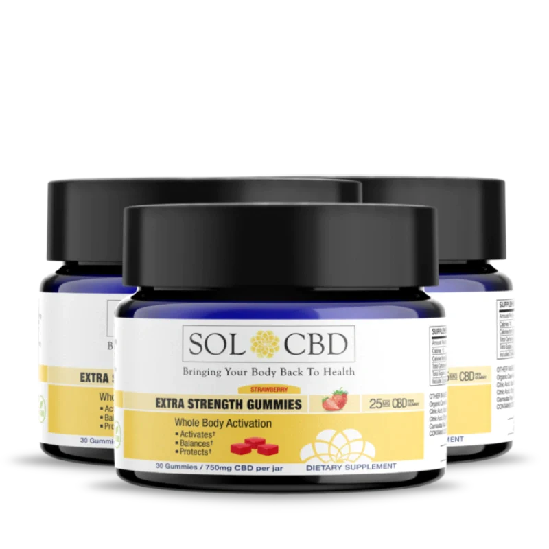 CBD GUMMIES - 3 PACK