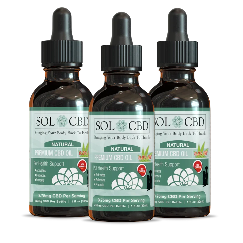 Pet CBD Tincture - 3 PACK