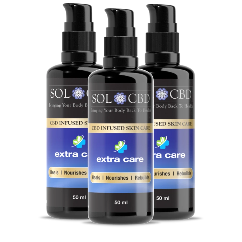 EXTRA CARE CBD SKIN CARE - 3 PACK