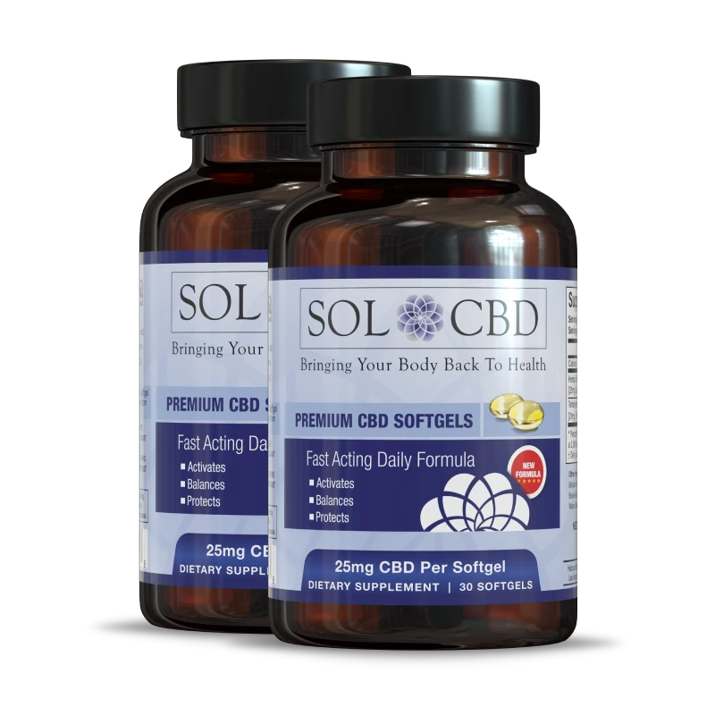 NANO CBD SOFTGELS - 2 PACK