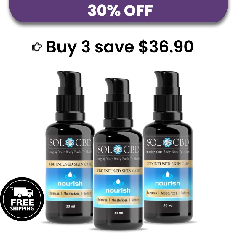BFCM VIP CBD Infused Nourish Skin Care - 3 pack