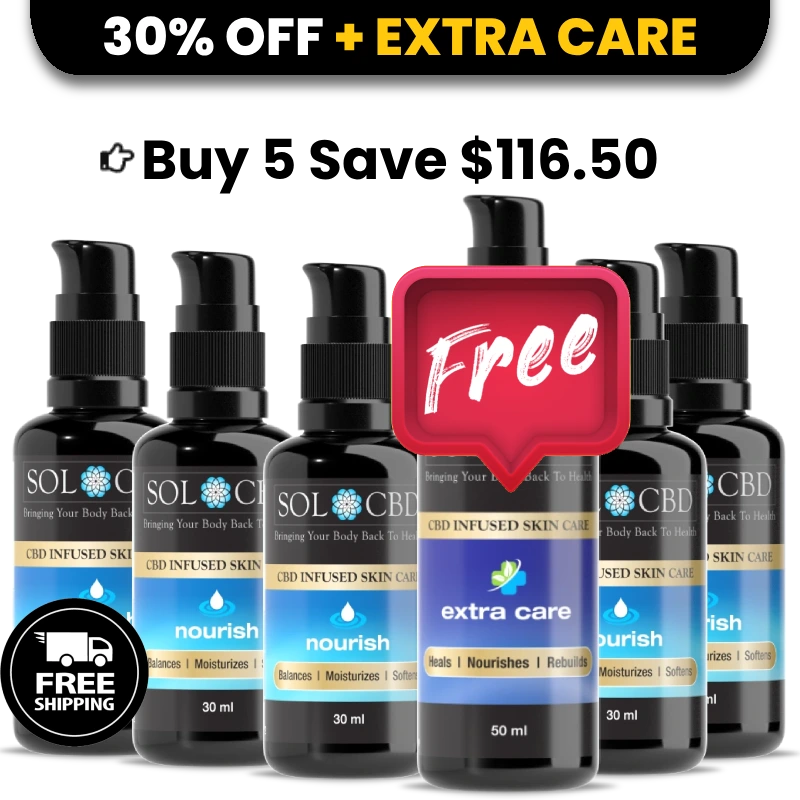 BFCM CBD Infused Nourish Skin Care - 5 pack