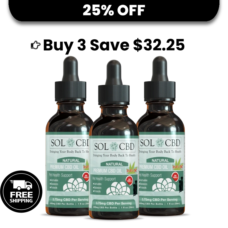 BFCM Premium Pet CBD Tincture - 3 pack