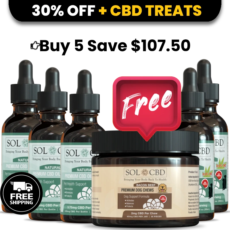 BFCM Premium Pet CBD Tincture- 5 pack