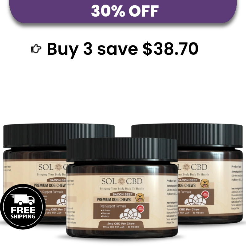 BFCM VIP CBD Dog Treats (0.0% THC) - 3 pack