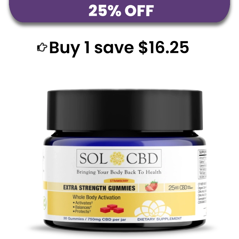 BFCM VIP Extra Strength CBD Gummies - 1 pack
