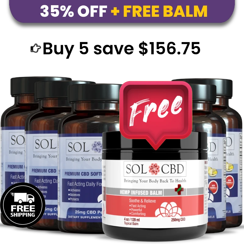 BFCM VIP Nano CBD Softgels - 5 pack