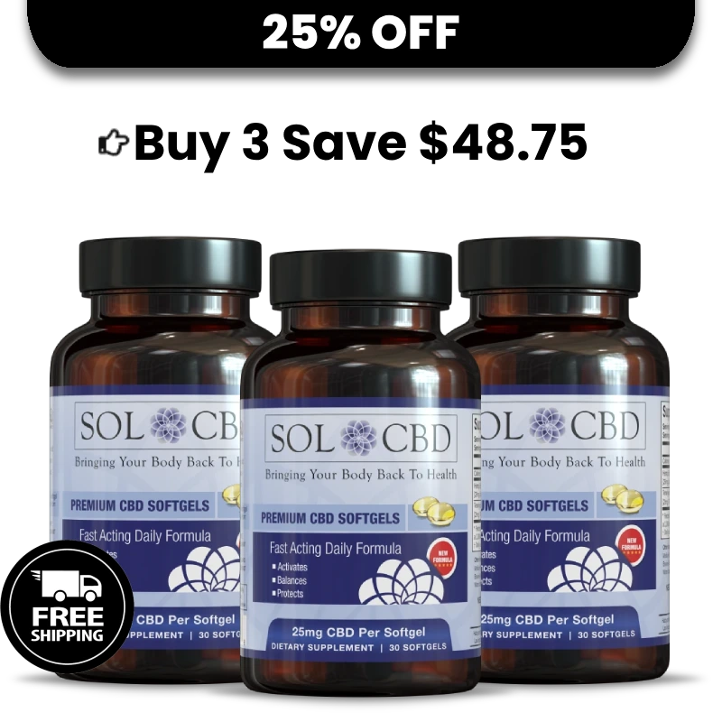 BFCM Nano CBD Softgels - 3 pack