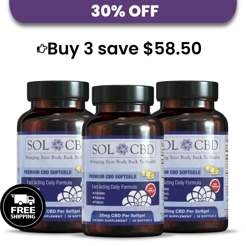 BFCM VIP Nano CBD Softgels - 3 pack